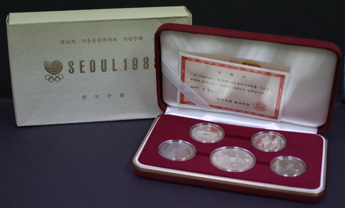 한국 1987년 (1988년) 서울 올림픽 2차 5종 세트