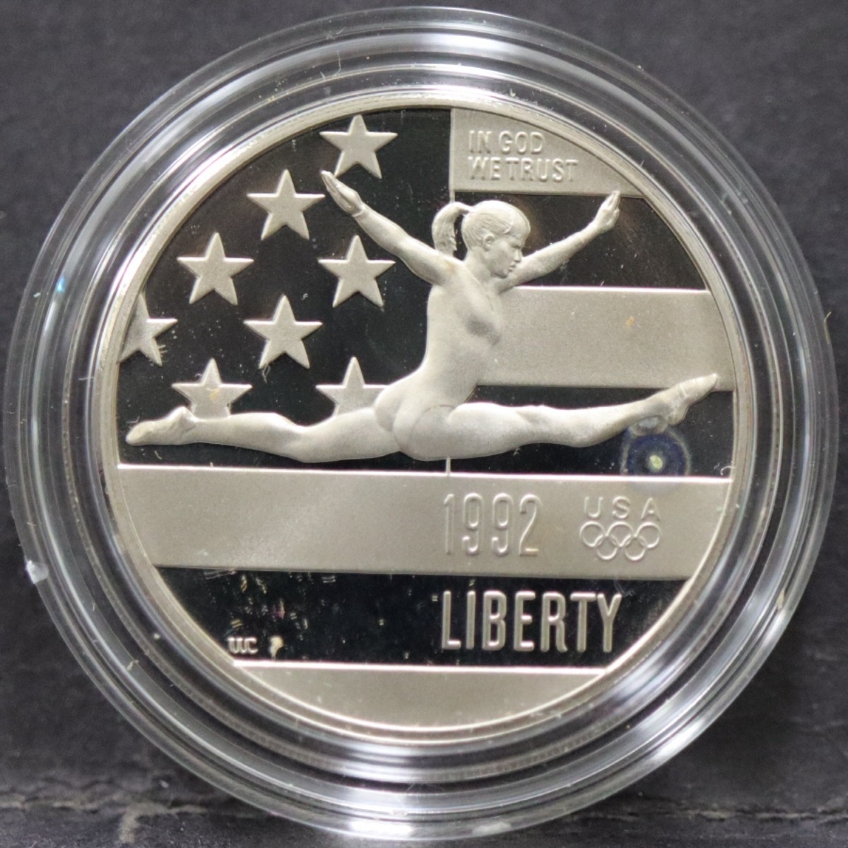 미국 1992년 바르셀로나 올림픽 하프 달러 프루프 기념 동화