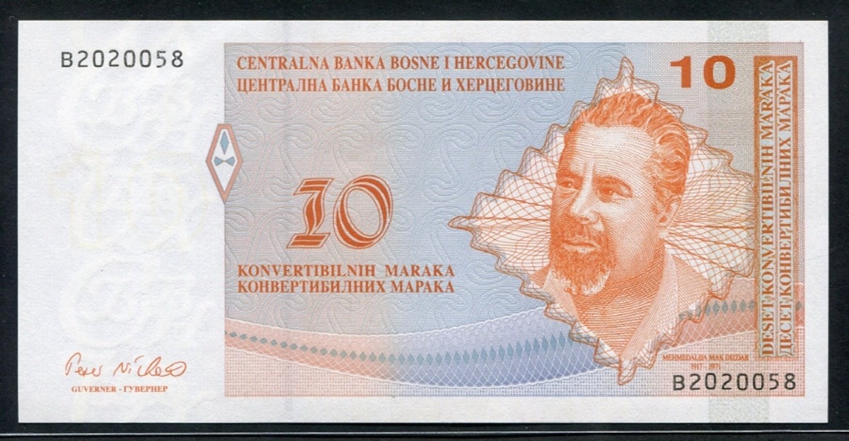 보스니아 헤르체고비나 1998년 10마르카 미사용
