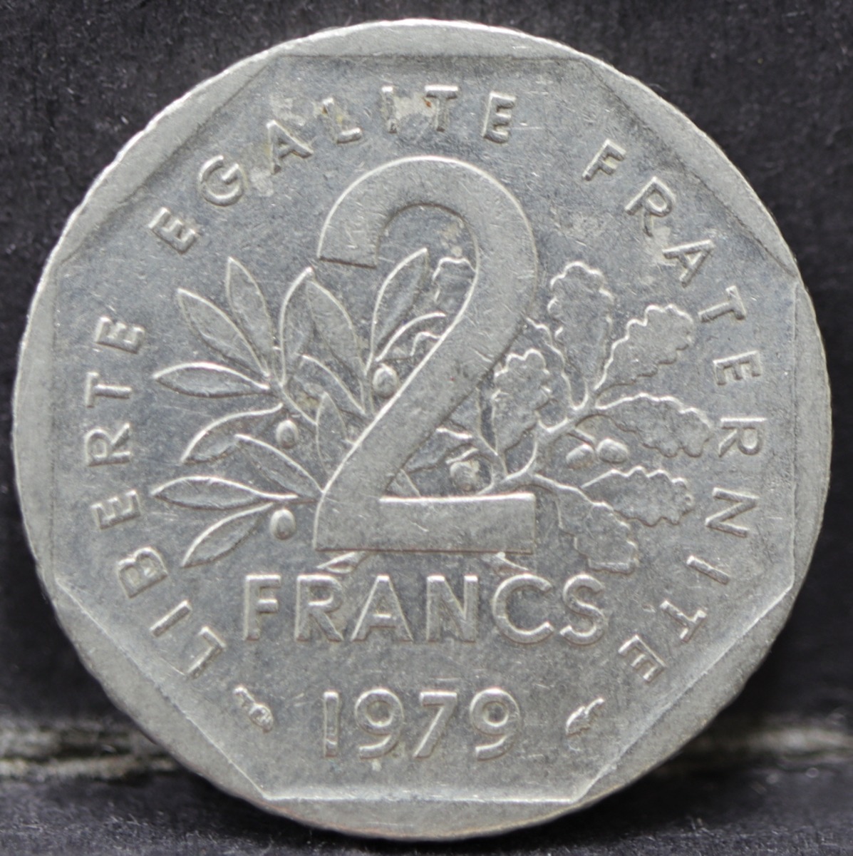 프랑스 1979년 2프랑 주화 사용제