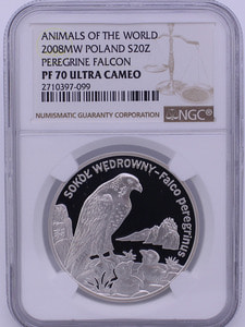 폴란드 2008년 독수리 은화 NGC 70등급