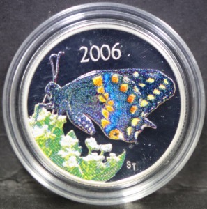 캐나다 2006년 나비 색채은화