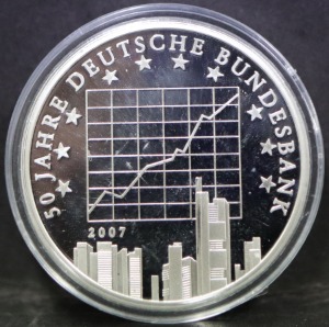 독일 2007년 독일 연방 은행 50주년 기념 은메달