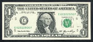 미국 2006년 1달러 레이더 (6292 2926) 미사용