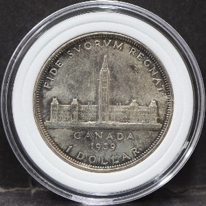 캐나다 1939년 1달러 은화