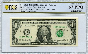 미국 2006년 1달러 레이더 (1657 7561) PCGS 67등급