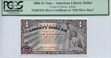 미국 2006년 리버티 달러 은태환권 PCGS 인증