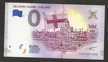 유럽 2018년 0유로 핀란드 헬싱키 지폐