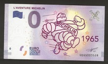 유럽 2018년 0유로 미쉐린 지폐