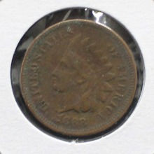 미국 1868년 인디언 헤드 1센트 주화 보품