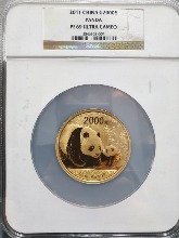 중국 2011년 팬더 5oz 금화 NGC 69등급