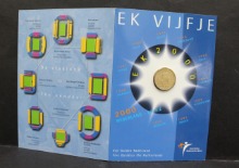 네덜란드 2000년 UEFA (유럽 축구 리그) 기념 5굴덴 주화 민트첩