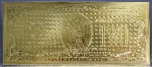 미국 토마슨 제퍼슨 행운의 2달러 금박 지폐