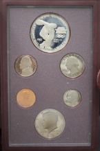 미국 1983년 현행 프루프 민트 6종 Prestige 민트 세트 (미국 LA 올림픽 기념 은화 포함)