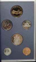 캐나다 1993년 현행 프루프 민트 6종 세트 - 견양 세트 (Specimen Set)