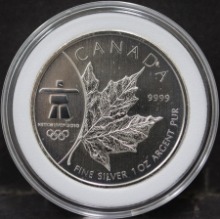캐나다 2008년 밴쿠버 2010년 동계 올림픽 기념 메이플 은화