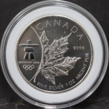 캐나다 2008년 밴쿠버 2010년 동계 올림픽 기념 메이플 은화
