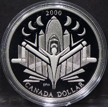 캐나다 2000년 우주 여행 은화