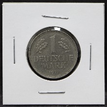 독일 1971년 1마르크 주화 사용제