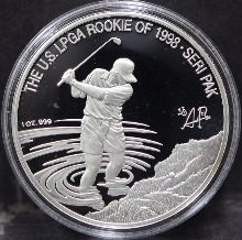 한국조폐공사 1998년 박세리 US오픈 우승 기념 은메달