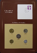 세계의 현행주화 한국 1971년~1983년 5종 미사용 주화 및 우표첩 세트