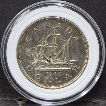 캐나다 1949년 1달러 은화