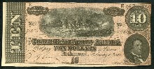 미국 1864년 리치몬드 10달러 미사용