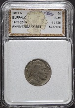 미국 1931년 (S)  버팔로 5센트 니켈 주화 미품 IGS 12등급