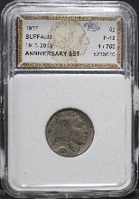 미국 1937년 버팔로 5센트 니켈 주화 미품 IGS 12등급
