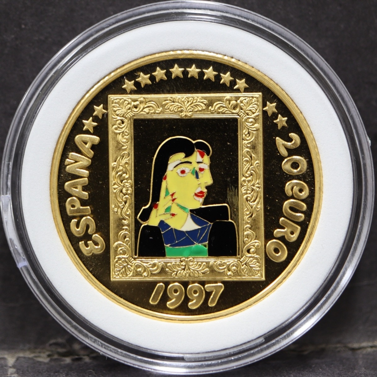 스페인 1997년 피카소 명화 20유로 기념 주화