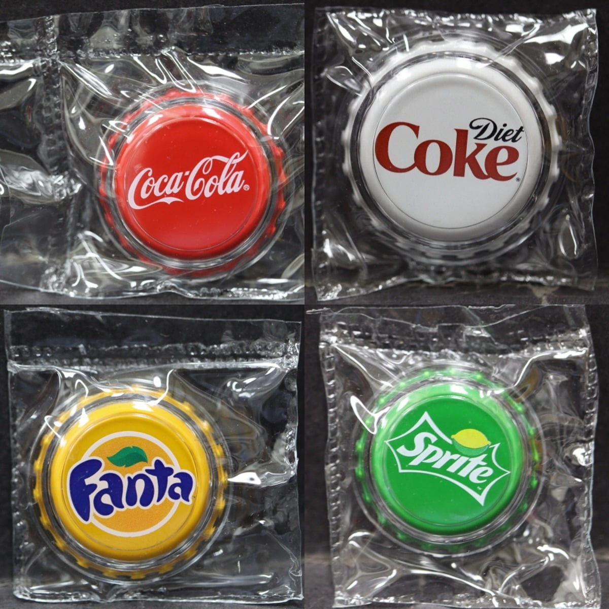 피지 2020년 코카콜라, 다이어트 콜라, 환타, 스프라이트 은화 4종 세트 (자판기 모양 케이스 포함)