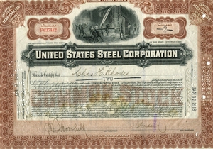 미국 1918년 미국 철강 회사 채권