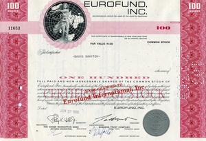 미국 1969년 유로 펀드 채권