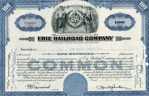 미국 1954년 에리 철도 회사 채권