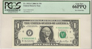 미국 2006년 1달러 (10080) PCGS 66등급