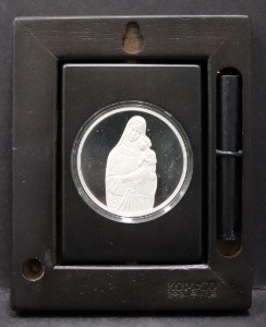 한국조폐공사 성모마리아상 (성모자상) 은메달