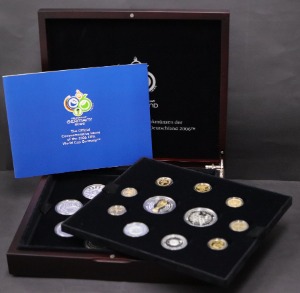 독일 2006년 월드컵 기념 (세계 12개국 발행) 금은화 22종 세트