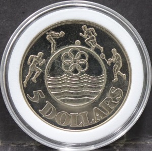 싱가포르 1983년 제12회 동남아시안게임 (동남 아시아 지역 올림픽) 기념 주화