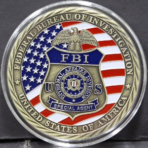 미국 FBI 연방수사국 엔틱 동메달