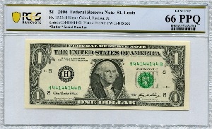 미국 2006년 1달러 바이너리 레이더 (4414 4144) PCGS 66등급