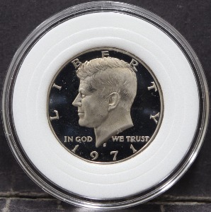 미국 1971년 케네디 하프달러 50센트 프루프 주화