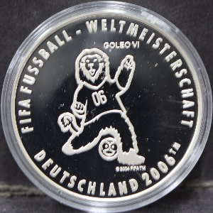 독일 2006년 월드컵 기념 엠블렘 (마스코트) 은메달  ﻿