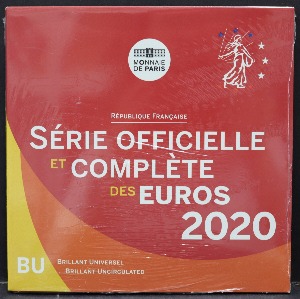 프랑스 2020년 유로 현행 민트 8종 세트