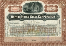 미국 1918년 미국 철강 회사 채권