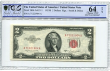 미국 1953년 2달러 레드 씰 PCGS 64등급