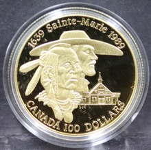 캐나다 1989년 인디언 100달러 금화
