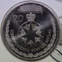 호주 2017년 ANZAC 100주년 20센트 미사용 기념 주화 기념첩 - Distinguished Service Medal 도안