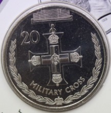 호주 2017년 ANZAC 100주년 20센트 미사용 기념 주화 기념첩 - Military Cross Medal 도안