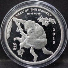 미국 (APMEX 제작) 2016년 원숭이의해 은메달