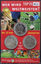 독일 2006년 FIFA 월드컵 백동 메달 3종 민트 세트